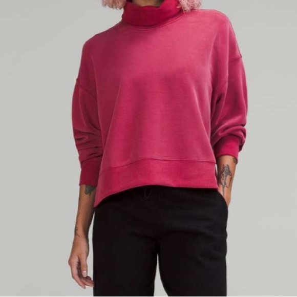 lululemon athletica Red Cowl Neck Sweater - Picture 8 of 12